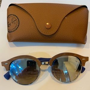 Ray Ban sunglasses- wood frame